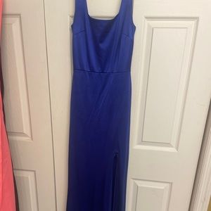 Prom/pageant dress, size 0, pretty royal blue color